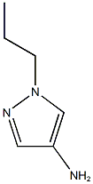 1-propyl-1H-pyrazol-4-amine 结构式