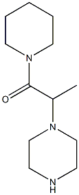 2-(piperazin-1-yl)-1-(piperidin-1-yl)propan-1-one Structure