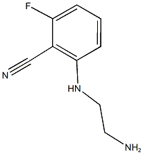 2-[(2-aminoethyl)amino]-6-fluorobenzonitrile Structure