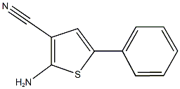 2-amino-5-phenylthiophene-3-carbonitrile Structure