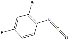 2-bromo-4-fluoro-1-isocyanatobenzene Structure