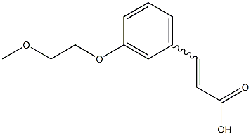 3-[3-(2-methoxyethoxy)phenyl]prop-2-enoic acid