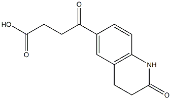 4-oxo-4-(2-oxo-1,2,3,4-tetrahydroquinolin-6-yl)butanoic acid Structure