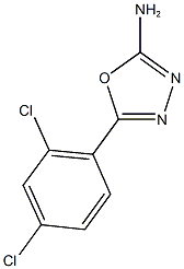 5-(2,4-dichlorophenyl)-1,3,4-oxadiazol-2-amine Structure