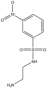 N-(2-aminoethyl)-3-nitrobenzene-1-sulfonamide Structure