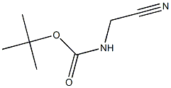 tert-butyl N-(cyanomethyl)carbamate Structure