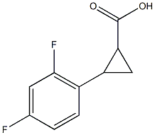 1-(2-Carboxycycloprop-1-yl)-2,4-difluorobenzene, 2-(2,4-Difluorophenyl)cyclopropane-1-carboxylic acid