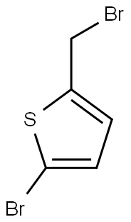 5-溴甲基-2-溴噻吩,,结构式