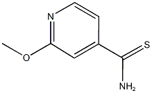 2-METHOXYPYRIDINE-4-CARBOTHIOAMIDE Structure