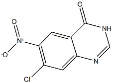 7-CHLORO-6-NITROQUINAZOLIN-4(3H)-ONE Structure