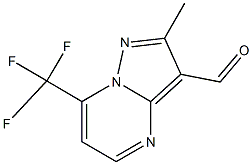 2-METHYL-7-(TRIFLUOROMETHYL)PYRAZOLO[1,5-A]PYRIMIDINE-3-CARBALDEHYDE Structure