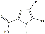 4,5-DIBROMO-1-METHYL-1H-PYRROLE-2-CARBOXYLIC ACID Structure