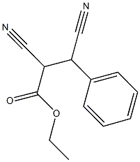 ethyl 2,3-dicyano-3-phenylpropanoate Structure