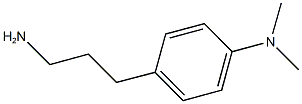 N-[4-(3-aminopropyl)phenyl]-N,N-dimethylamine 结构式