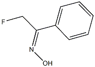 (1E)-2-fluoro-1-phenylethanone oxime Struktur