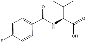 (2S)-2-[(4-fluorobenzoyl)amino]-3-methylbutanoic acid
