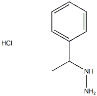 1-(1-phenylethyl)hydrazine hydrochloride Structure