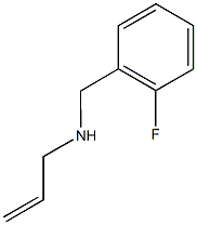 [(2-fluorophenyl)methyl](prop-2-en-1-yl)amine 结构式