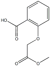 2-(2-methoxy-2-oxoethoxy)benzoic acid Structure