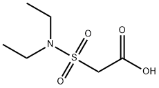 2-(diethylsulfamoyl)acetic acid Structure