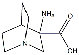 3-amino-1-azabicyclo[2.2.2]octane-3-carboxylic acid Struktur