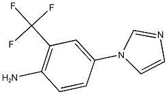 4-(1H-imidazol-1-yl)-2-(trifluoromethyl)aniline Structure