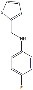 4-fluoro-N-(thiophen-2-ylmethyl)aniline Structure