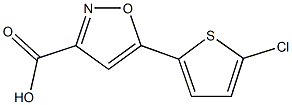 5-(5-chlorothien-2-yl)isoxazole-3-carboxylic acid Structure