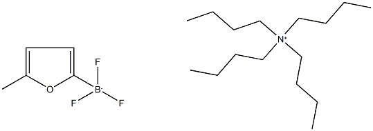 Tetrabutylammonium 5-methylfuran-2-trifluoroborate Struktur