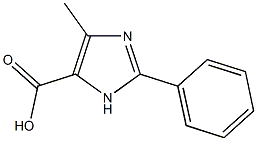 4-METHYL-2-PHENYL-1H-IMIDAZOLE-5-CARBOXYLIC ACID Structure