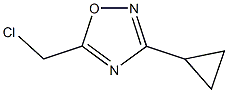 5-(CHLOROMETHYL)-3-CYCLOPROPYL-1,2,4-OXADIAZOLE Structure