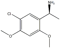 (1S)-1-(5-CHLORO-2,4-DIMETHOXYPHENYL)ETHANAMINE 化学構造式