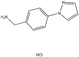 1-[4-(1H-pyrazol-1-yl)phenyl]methanamine hydrochloride