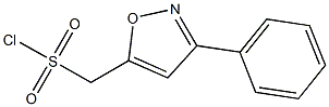 (3-phenylisoxazol-5-yl)methanesulfonyl chloride 结构式