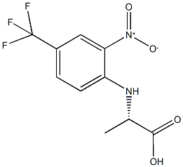  (2S)-2-{[2-nitro-4-(trifluoromethyl)phenyl]amino}propanoic acid