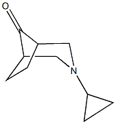 3-cyclopropyl-3-azabicyclo[3.2.1]octan-8-one Structure
