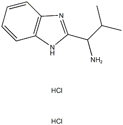 1-(1H-benzimidazol-2-yl)-2-methylpropan-1-amine dihydrochloride Struktur