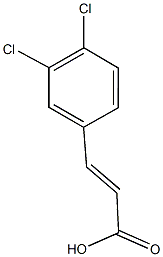 (2E)-3-(3,4-dichlorophenyl)prop-2-enoic acid Structure