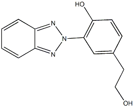 2-(2H-1,2,3-benzotriazol-2-yl)-4-(2-hydroxyethyl)phenol Structure