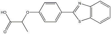 2-[4-(1,3-benzothiazol-2-yl)phenoxy]propanoic acid