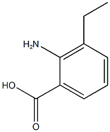 2-amino-3-ethylbenzoic acid Structure