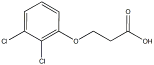 3-(2,3-dichlorophenoxy)propanoic acid 结构式