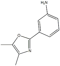 3-(4,5-dimethyl-1,3-oxazol-2-yl)aniline Structure