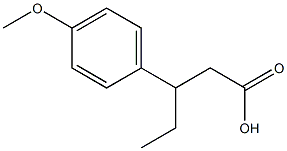 3-(4-methoxyphenyl)pentanoic acid
