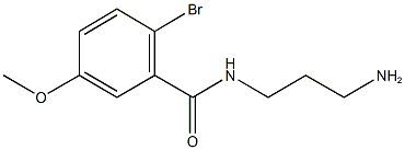 N-(3-aminopropyl)-2-bromo-5-methoxybenzamide Structure