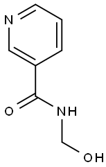 N-(hydroxymethyl)pyridine-3-carboxamide Structure