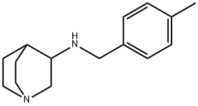 N-[(4-methylphenyl)methyl]-1-azabicyclo[2.2.2]octan-3-amine, 939752-61-1, 结构式