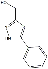 (5-Phenyl-1H-pyrazol-3-yl)methanol Structure