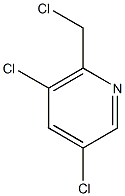 3,5-二氯-2-(氯甲基)吡啶,,结构式