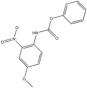 PHENYL 4-METHOXY-2-NITROPHENYLCARBAMATE Struktur
